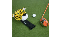 Stuffed Golf Headcover Scratch Protection Dog Shaped Golf Club Cover Thickened Lining Fuzzy Material Dog Headcover