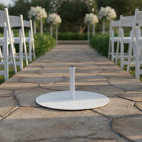 Floor Standing Wedding Flower Base Stable Support Round Metal Flower Stand Heavy Duty Flower Arrangement Display Stand