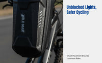 Quick Release Foam Hard Handlebar Bag for All-Terrain Bike, Waterproof, Reflective, Multiple Sizes
