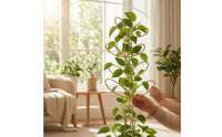 Decorative Leaf-Shaped Trellis Stylish Climbing Plant Trellis Wire Climbing Plant Support Sturdy for Indoor Gardeners, Potted Plants, Shelf Displays