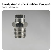 High Pressure Fan Nozzle Reduces Clogging Industrial Cleaning Nozzle Long Service Life for Dust Suppression, Car Washing