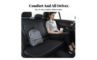 Cooling Car Seat Cushion Easy to Clean Ice Silk Non-Slip Seat Pad Anti-Wrinkle