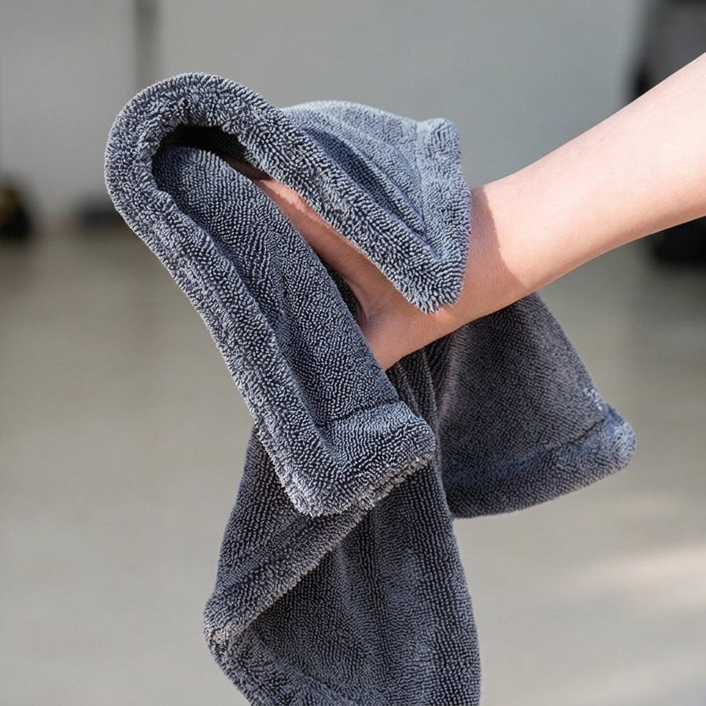 150D Microfibre Towel and Microfibre Cloth, Highly Absorbent Drying Towel for Car, Washable Tool for Kitchen and Glass Panes