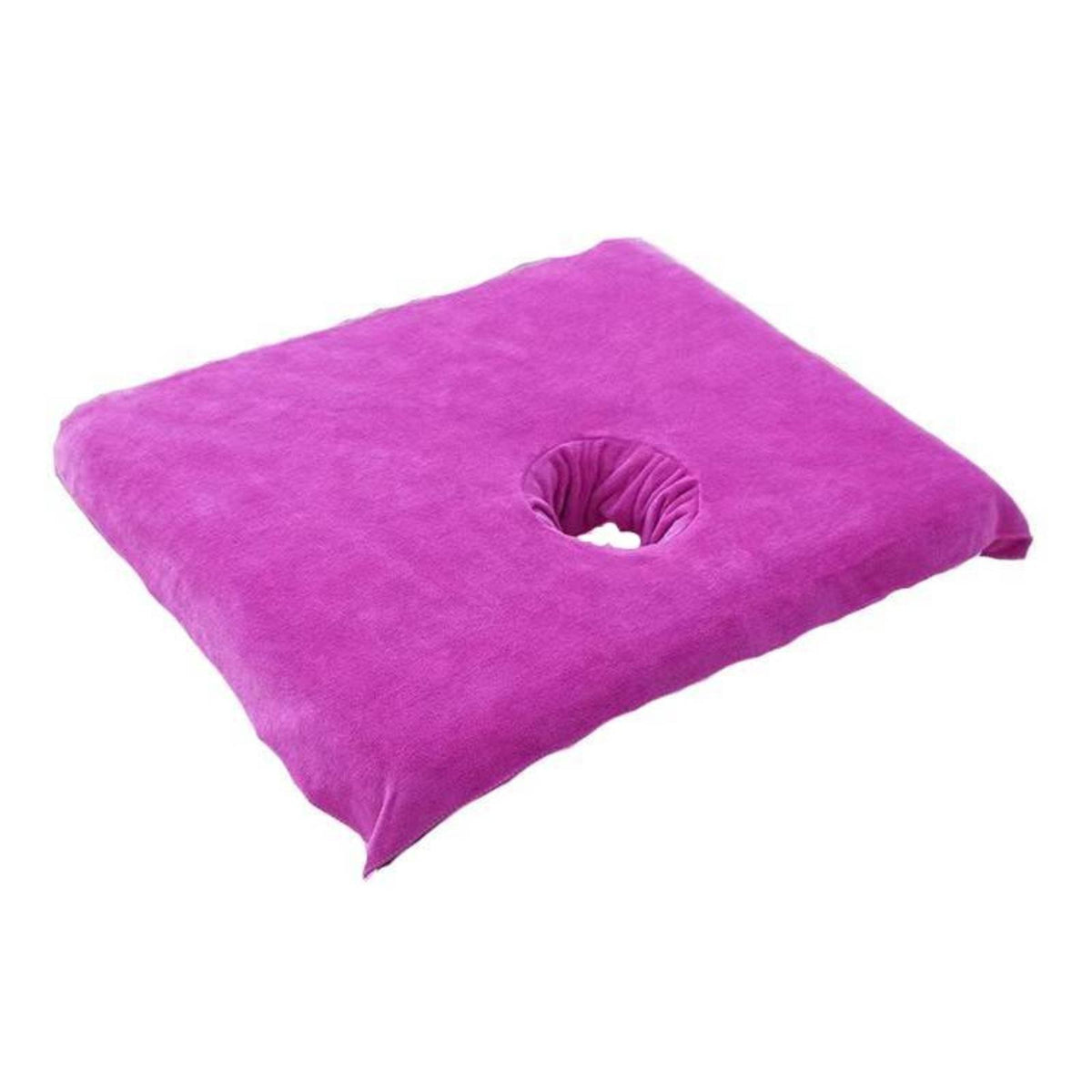 Reusable Massage Table Sheet Face Hole Absorbent Face Hole Massage Table Cover Soft Salon Bed Cover Machine Washable for Beauticians