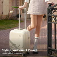 Lightweight Carry-on Luggage Sturdy Hard Shell Carry on Luggage Airline Approved for Children, Travelers, Vacation, Business Trip, Airports