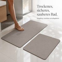 Diatomaceous Earth Soft Bath Mat Quick Dry Non-Slip Absorbent Floor Mat for Bathroom Kitchen