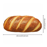 Realistic French Bread Shaped Cushion Creative Design  Cozy  Material Realistic Cushion for Culinary Enthusiasts