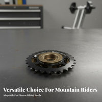 Mountain Bike Cassette Effortless Change Ing Multi-Speed Bike Freewheel Multi-Speed Freewheel Long-Lasting Cycle Cassette