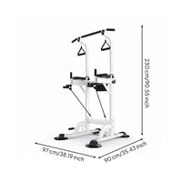 Multifunctional Pull-up Station Sturdy Steel Frame Pull up Bar Station Stable Base Power Station High Weight Capacity for Adults, Fitness Enthusiasts, Women, Calisthenics, Bodyweight Exercise, Indoor, Garage