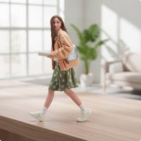 1:18 Scale Girl Figure Realistic Girl Figure Model Tiny Miniature Figurine for Diorama