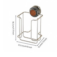 Surface-Mounted Wet Wipe Holder Strong Load-Bearing Suction Tissue Holder Rust-Resistant Washroom Organizer for Kitchen