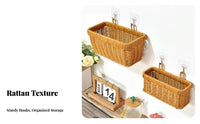 Japanese Design Kitchen Ginger Garlic Basket Easy to Hang Ginger Garlic Holder Space-Saving for Cooks, Homeowners, Pantry, Entryway