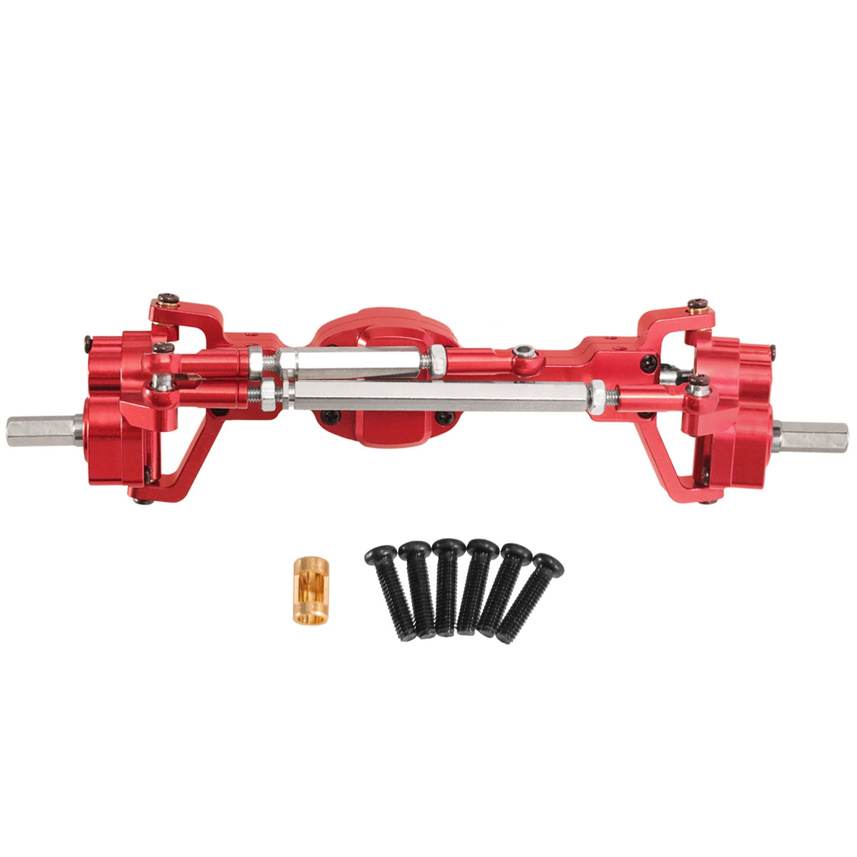Front Raised Differential System Axle Assembly Upgraded RC Axle Assembly Upgrade Hardware for Model Builders