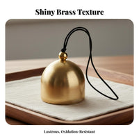 Mini Brass Jingler Long-Lasting DIY Wind Tinkle Part Mini Tinkle Jingler Versatile Use Crisp Sound for Holiday Decoration