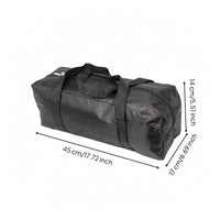 Storage Duffel Bag Black Oxford Storage Bag Heavy-Duty Luggage Item