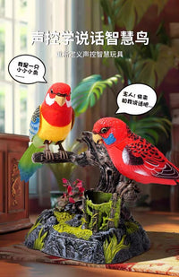 Simulated Talking Parrot Toy with Sound Control for Kids