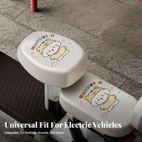 Seat Cover Sun Protection Leather Saddle Cover Universal Fit Elastic Cycle Seat Case for Cyclist S, Commuting, City Streets