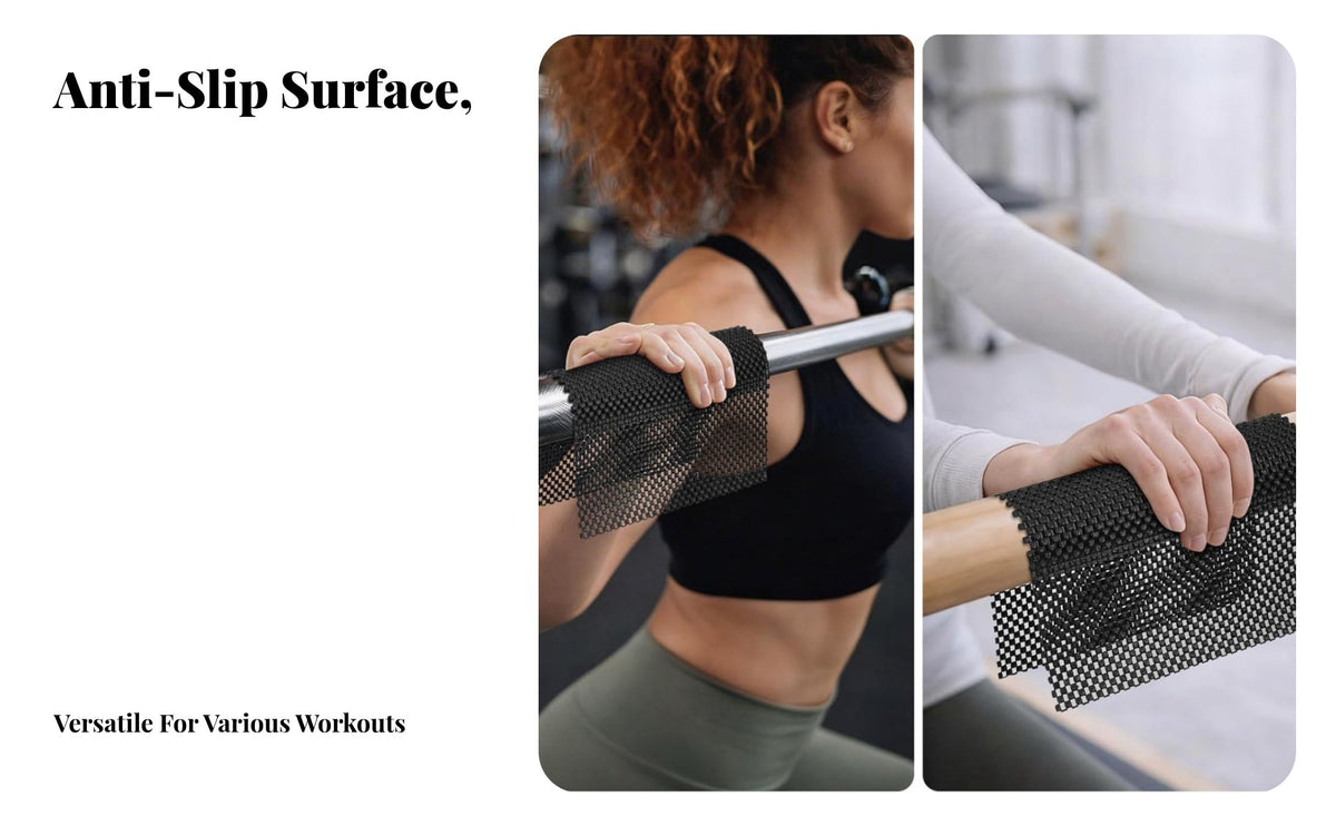 4 Pieces Pilates Reformer Grip Pad Anti-Skid Non-Slip Enhanced Stability Gym Equipment Grip Pad for Dancers, Ballet Class