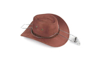 Stainless Steel Car Hat Holder with Spring Clip Sturdy Visor Hat Hanger Compact Organizer Heavy Duty for Drivers, Truck