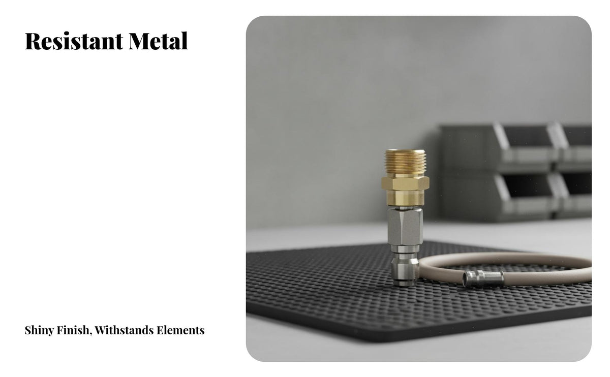 Easy Installation Anti-Tangle Hose Fitting Heavy Duty Anti-Kink Hose Joint for Professional Cleaners, Driveway Cleaning