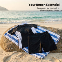 Swimsuits for Women with Padded Bra and Short Sleeves for Water Sports, 2 Piece for Girls with Modest Briefs