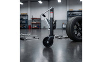 Trailer Support Wheel Side-Mount Trailer Support Wheelwith Hardware Swivel for Utility Trailers, Towing