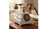 Audio Guestbook Phone Ornate Audio Guest Book Phone Retro Message Telephone Coiled Cord Voicemail Guest Book for Parties, Events