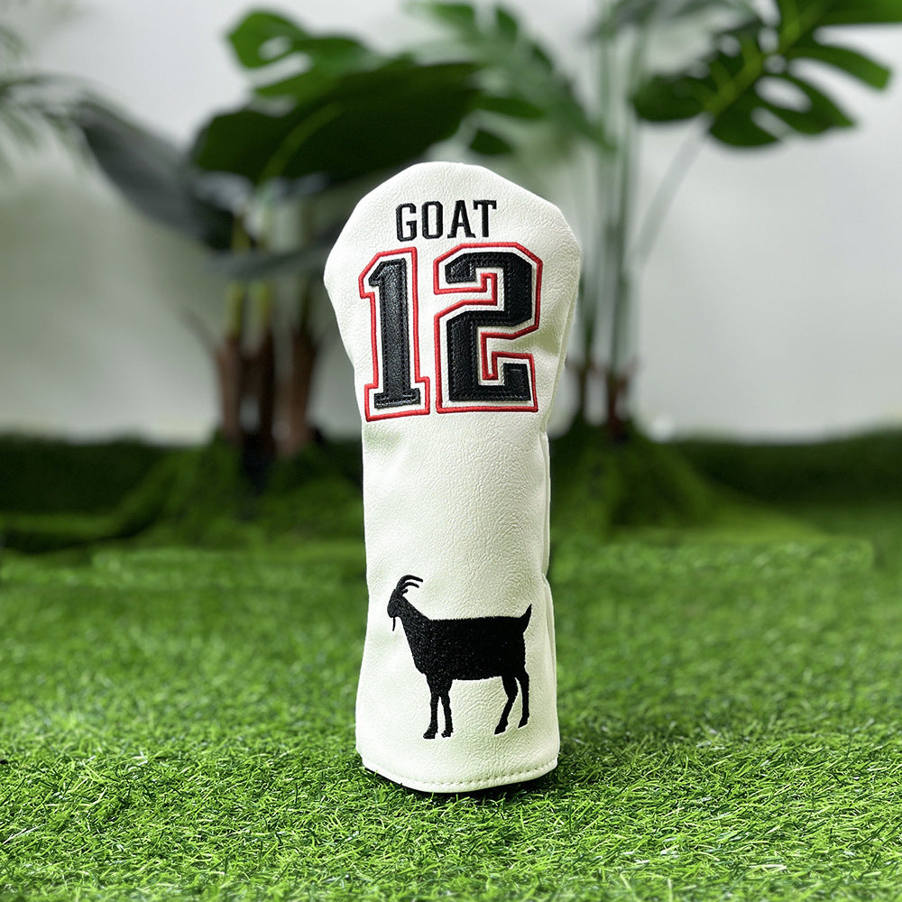 Goat Embroidery Golf Headcovers Set for Driver and Fairway Woods