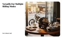 Retro Half Helmet 3C Certified Cruiser Quick Release Buckle for Street Riding, Commuting