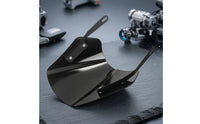 Motorcycle Windshield Tinted Windshield with Mounting Brackets Flyscreen with Bracket Aftermarket Visor with Bracket Sleek