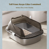 XL stainless steel litter box
