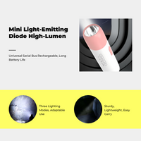 Rechargeable high-lumen LED flashlight