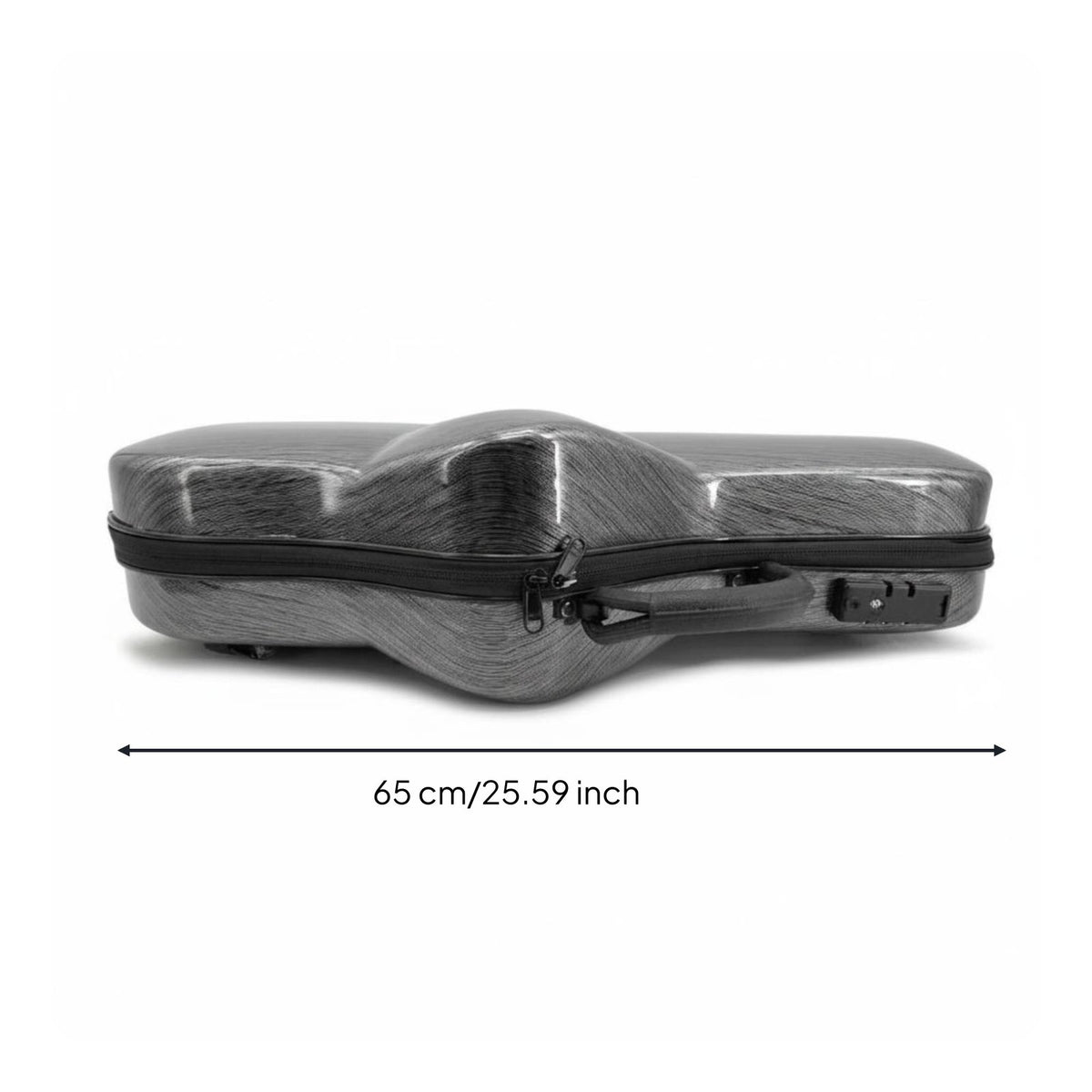 Shockproof Carbon Fiber Saxophone Case Lightweight Waterproof Alto Sax Case Soft Interior for Performance