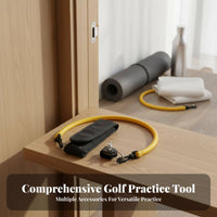 Adjustable Golf Arm Swing Coach Universal Fit Golf Swing Release Exerciser 360° Rotating Buckle for Home Practice, Driving Range