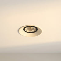 Kitchen Lights and Light Fitting for Living Room, Single Beige GU10 Downlights for Ceiling and LED Ceiling, Stretch Ceiling Installation Base