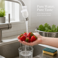 Faucet Water Filter Cotton Core for Kitchen Sink, Anti-Splash Sediment Filter for Hot and Cold Water Taps