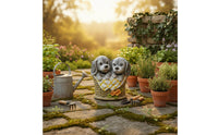 Dog Planter Weather-Resistant Dog Shaped Flower Pot Puppy Flower Pot for Gardeners, Balcony, Patio, Deck