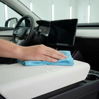 Padded Center Armrest Box Shield Cover Matte Center Console Armrest Cover Long-Lasting Soft for Electric Vehicle Owners
