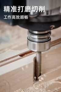 Imbot Woodworking Straight Router Bit Set 2/3 Flute for Grooving and Trimming