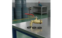 Drum Faucet with Lever Handle Drum Spigot with O-Rings Secure Barrel Spigot for Craftspeople, Liquid Transfer