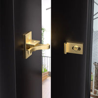Screw Holes Bird-Shaped Latch Lock Polished Metal Finish Window Latch Lock Rounded Edges Security Hardware Metal