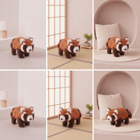 Raccoon Stuffed Toy Walking Raccoon Stuffed Animal Electric Stuffed Toy Interactive Battery-Operated for Children, Playroom