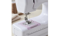 Built-in Handle Mini Electric Sewing Machine Open Arm Portable Sewing Machine 12 Stitch Patterns Craft Tool Automatic Thread Winding