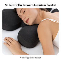 Anti-Pressure Side Sleeper Pillow Slow Rebound Ergonomic Cervical Pillow Skin-Friendly for Stomach Sleepers, Sleeping, Napping, Bedroom