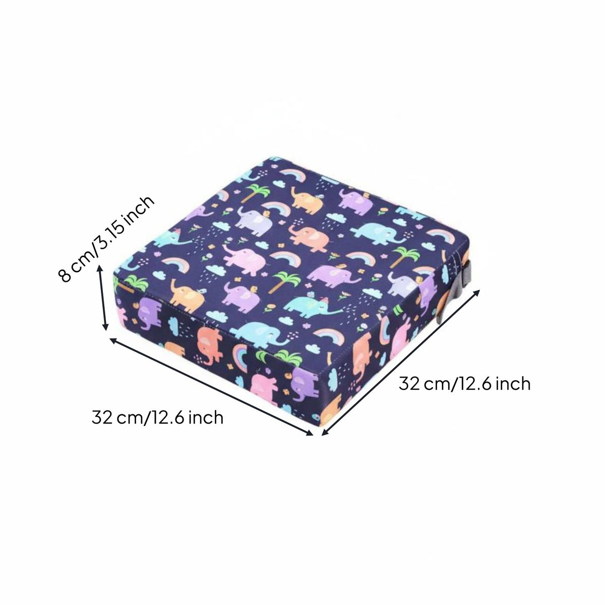 High-Density Foam Toddler Dining Seat Booster Non-Slip Toddler Booster Seat Lightweight Kids Chair Heightening Pad Ergonomic Design for Toddlers