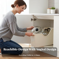 Expandable Pan Rack with casters Adjustable Dividers Kitchen Organizer for Adults