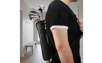 Foldable Sport Practice Bag Holds 3-4 Clubs Portable Sport Club Bag Long-Lasting Material Adjustable Padded Strap for Travel