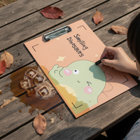 Touchcolor A4 Sketchpad with Clip and Pocket, Waterproof Portable Drawing Board for Artists and Students