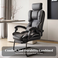 No Wheels Reclining Sled Base Chair Support Sled Base Armchair Ergonomic Design Computer Seat Thick Padded Cushion for Executives, Clients, Students, Conference Room, Restping