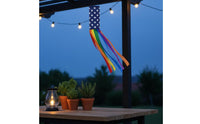 Digital Printed American Flag Windsock Vibrant Colors USA Flag Windsock Weather Resistant Patriotic Wind Streamer Easy to Hang for Outdoor, Garden, Patio, Porch